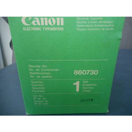 Canon Electronic Typewriters AP12 NOS SEALED Multi-strike Ribbon