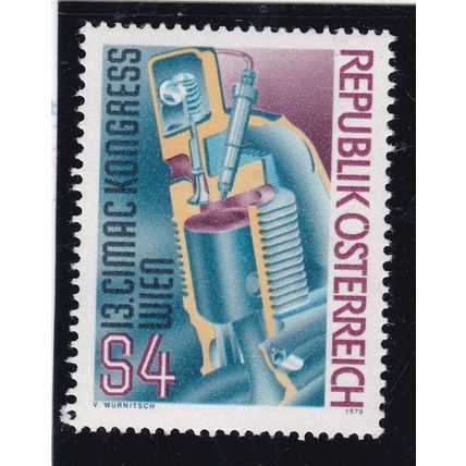 Austria 1979 Combustion Engine Council SG 1840 Mint Never Hung VGC