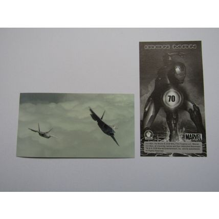 Marvel - Iron Man The Movie 2008 - Preziosi Sticker Drop-down Choice (e18)