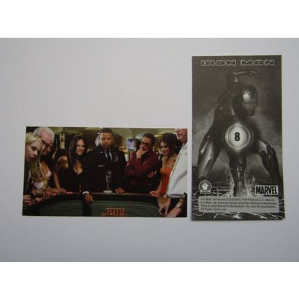 Marvel - Iron Man The Movie 2008 - Preziosi Sticker Drop-down Choice (e18)