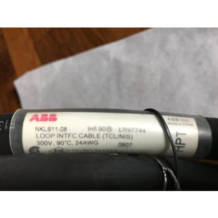 NEW ABB NKLS11-08 SERVO CABLE LR97744 LOOP INTFC CABLE (TCL/NIS),EO,SH
