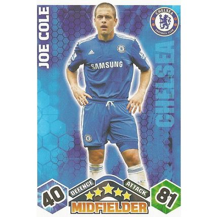 Match Attax 2009/10 Collection: Chelsea, Midfielder - Cole (Joe)