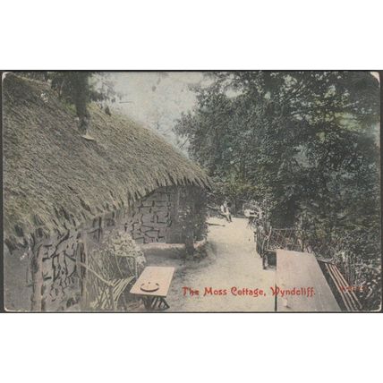 The Moss Cottage, Wyndcliff, Monmouthshire, 1907 - Harvey Barton Postcard