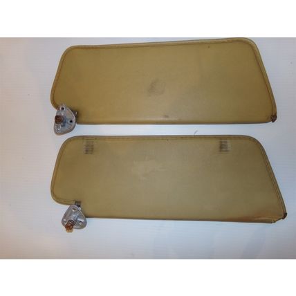 1975 Dodge Dart Tan Sunvisors OEM 2999659 Plymouth Duster Valiant 73 74