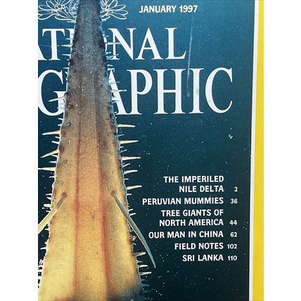 National Geographic Magazine January 1997 Tazman Sea - Vintage Collectable w