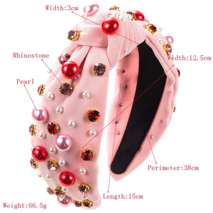 Women's Embellished Jewelled Headband Hairband Tiara Fabrics Crown Wedding party