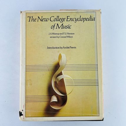 New College Encyclopedia of Music Hardcover 1976 by F. L. Harrison Conrad Wilson