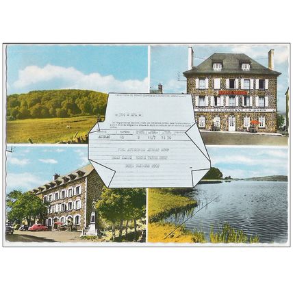 12 - AUBRAC - HOTEL MODERNE ET L' HOTEL D'AUBRAC - A. GROS