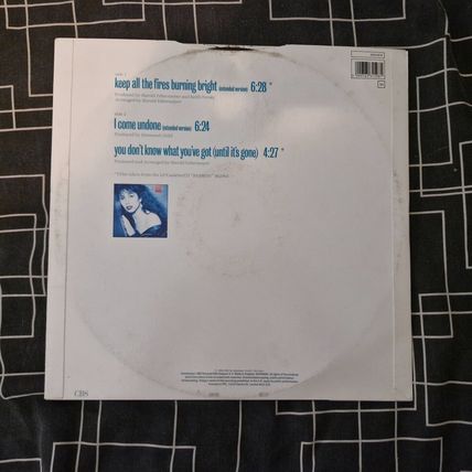 Jennifer Rush – Keep All The Fires Burning Bright (6531598) 1988 (12" Single)