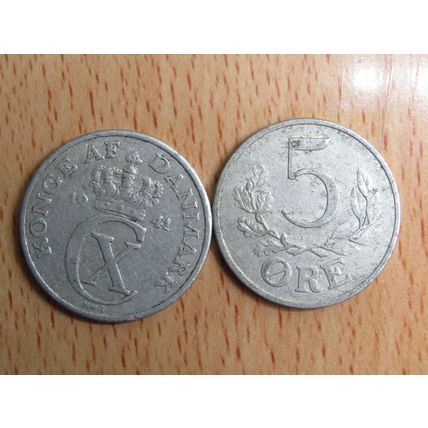Denmark 1941 5 Ore Coin