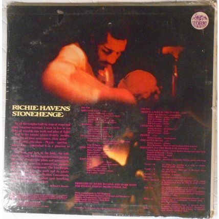 Richie Havens : Stonehenge - SEALED vinyl LP - 1969 - Stormy Forest SFS-6001