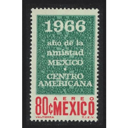 Mexico Year of Friendship with Central American States 1966 MNH SG#1119