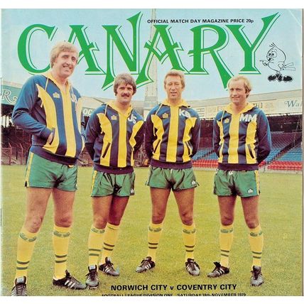 NORWICH CITY v COVENTRY CITY LEAGUE DIVISION 1 1979