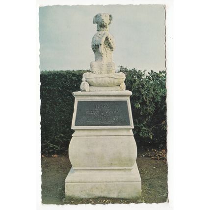 Jerry Dog Memorial Wicksteed Park Kettering Postcard Northamptonshire