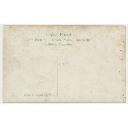 Argentina Buenos Aires Fuente Lola Mora early 20th C. RPPC Z. Fumagalli 28