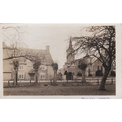 EC297 STANDLAKE CHURCH. OXON. R/P POSTCARD