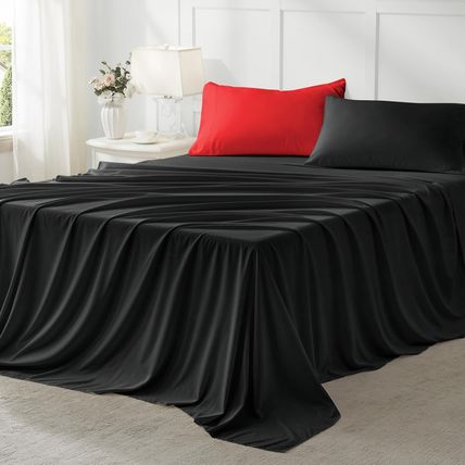 Anluoer Queen Comforter Set 7 Piece, Reversible Bed in a Bag Queen Size, Lightwe
