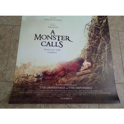 A Monster Calls - Movie Poster with Lewis MacDougall as Conor - Advance w credit