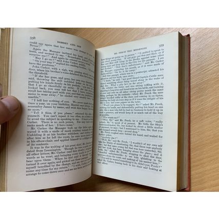 1914 CHARLES DICKENS DOMBEY AND SON FIRESIDE EDITION FICTION HB BOOK (P4)