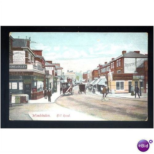 Surrey WIMBLEDON Hill Road Postcard by Albin (100)