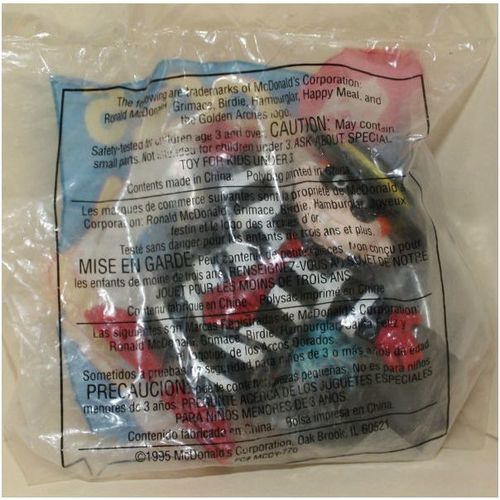1995 McDonalds Halloween #5 Hamburglar & Spider Costume Mint in Package