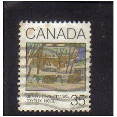 1980 canada christmas 35c f/u sg995
