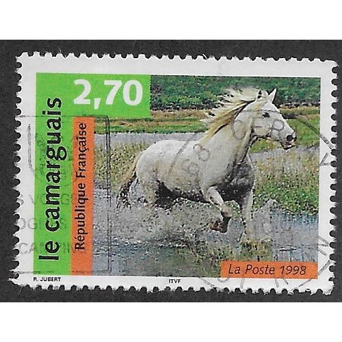 FRA 1998 2.70F 'HORSES - CAMARGUE' FINE USED (EBID55-723)