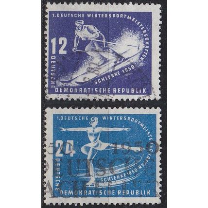 GERMANY DDR [1950] MiNr 0246-47 ( OO/used ) [02] Sport