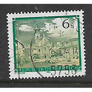 AUSTRIA 1984 MONASTERIES & ABBEYS 6s YELLOW AND GREEN SG 2001 FINE USED