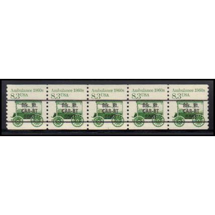 2231 8.3c Ambulance Very Fine MNH Dry Gum PNC 1/5 X2688