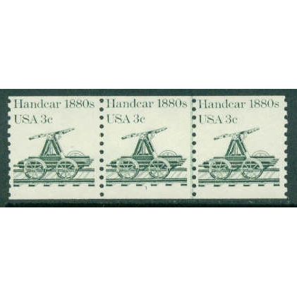 1898v 3c Handcar Fine MNH Dry Gum PNC 1/3 A02036