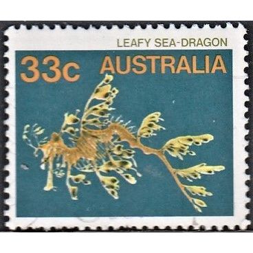 AUSTRALIA,1985 33c Leafy Sea-Dragon, SG 926 (Scott #909), fine used