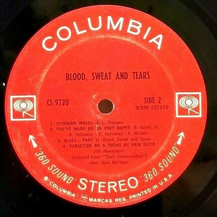 Blood, Sweat And Tears ‎– Blood, Sweat And Tears LP 1968 Columbia ‎– (P7)