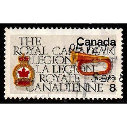 Canada 1975 Royal Canadian Legion 8c Used Stamp.