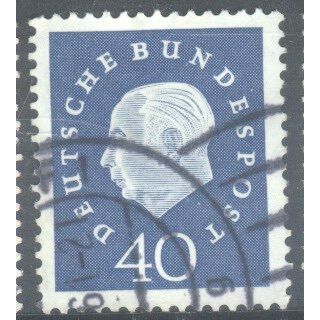 Germany 1959 - 40pf blue - President Heuss - used