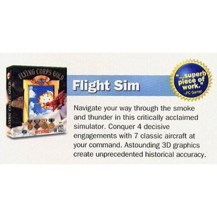 Flying Corps Gold (PC-CD, 1997) for Windows 95/98 - NEW CD in SLEEVE