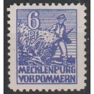 Mi: 33 xb ;MH ;1946 ; : Mecklenburg-Vorpommern SBZ Cat € 6.00