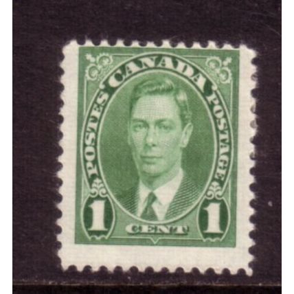 Canada 1937 1c George VI Perf 12 Mint hung SG 357 VGC