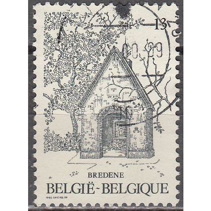 Belgique 1986 Michel 2272 O Cote (2008) 0.30 € Bredene Chapelle Notre-Dame dunes