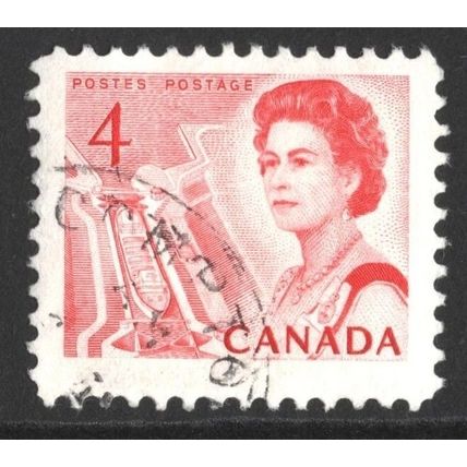 CANADA 1967 - QUEEN ELIZABETH II DEFINITIVE - 4c USED (G7)