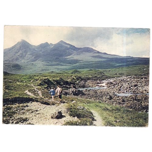 THE TRACK TO THE CUILLINS, Isle of Skye unused postcard J.Arthur Dixon 3779 =