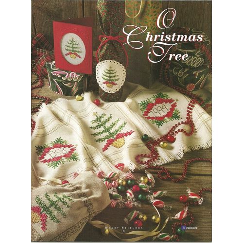 Merry Stitches Magazine December 1994 Cross Stitch Sampler 35 Patterns Christmas