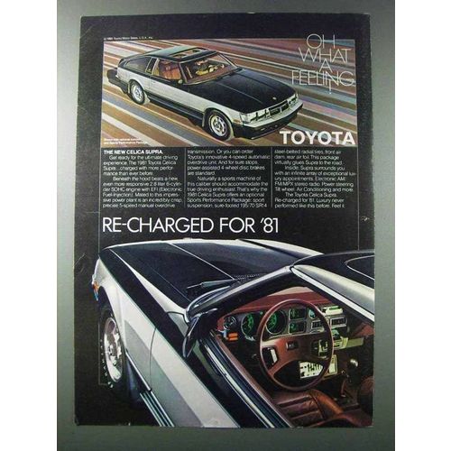 1981 Toyota Celica Supra Ad - Re-Charged