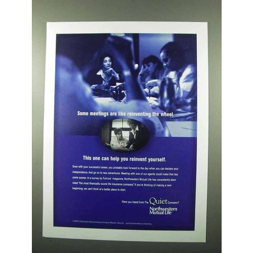 1997 Northwestern Mutual Life Insurance Ad, Reinventing