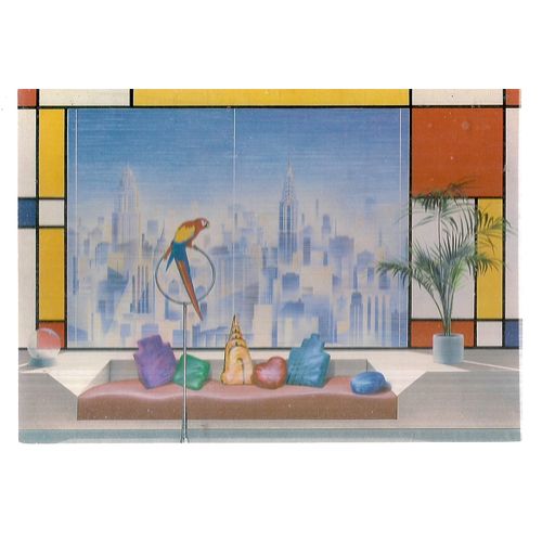MEMPHIS TO MANHATTAN by J. Kowalski used vintage postcard =