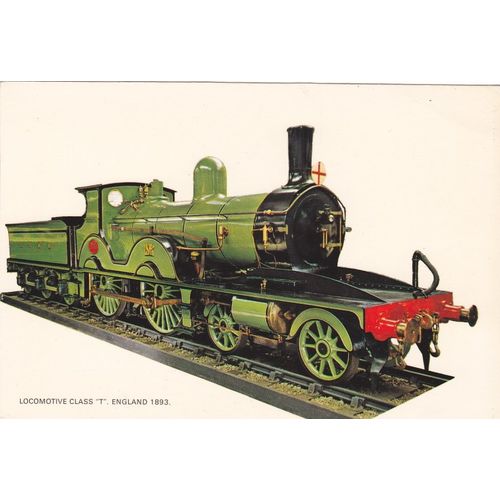 Artist Drawn Class T England 1893 Locomotive Train Postcard (T11548) plain back