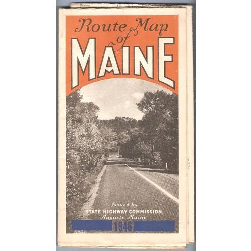 ME Maine Road Map Route Map of Maine map_box1~6