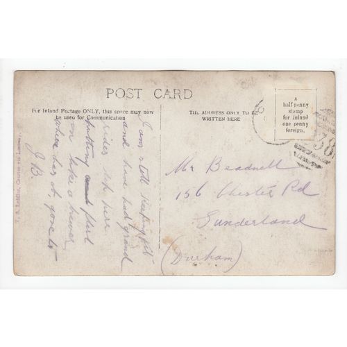Beadnell Hall Postcard Old Northumberland