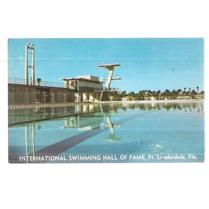 SWIMMING HALL OF FAME COMPLEX, FORT LAUDERDALE, FLORIDA, USA unused postcard