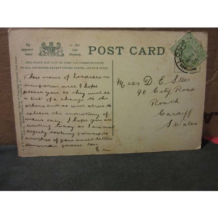 STATE DRUMMER, 3rd SCOTS GUARDS used antique postcard by A & G Taylor. 1906 pm =